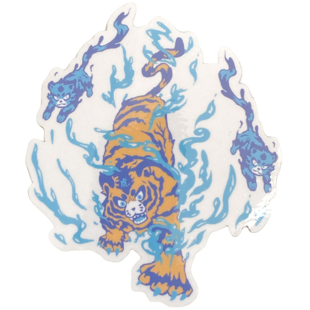 Water Tiger Sticker- Transparent