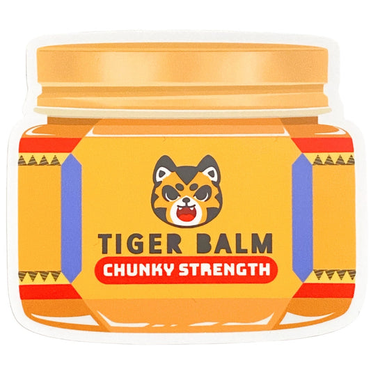 Chunky Tiger Balm Sticker