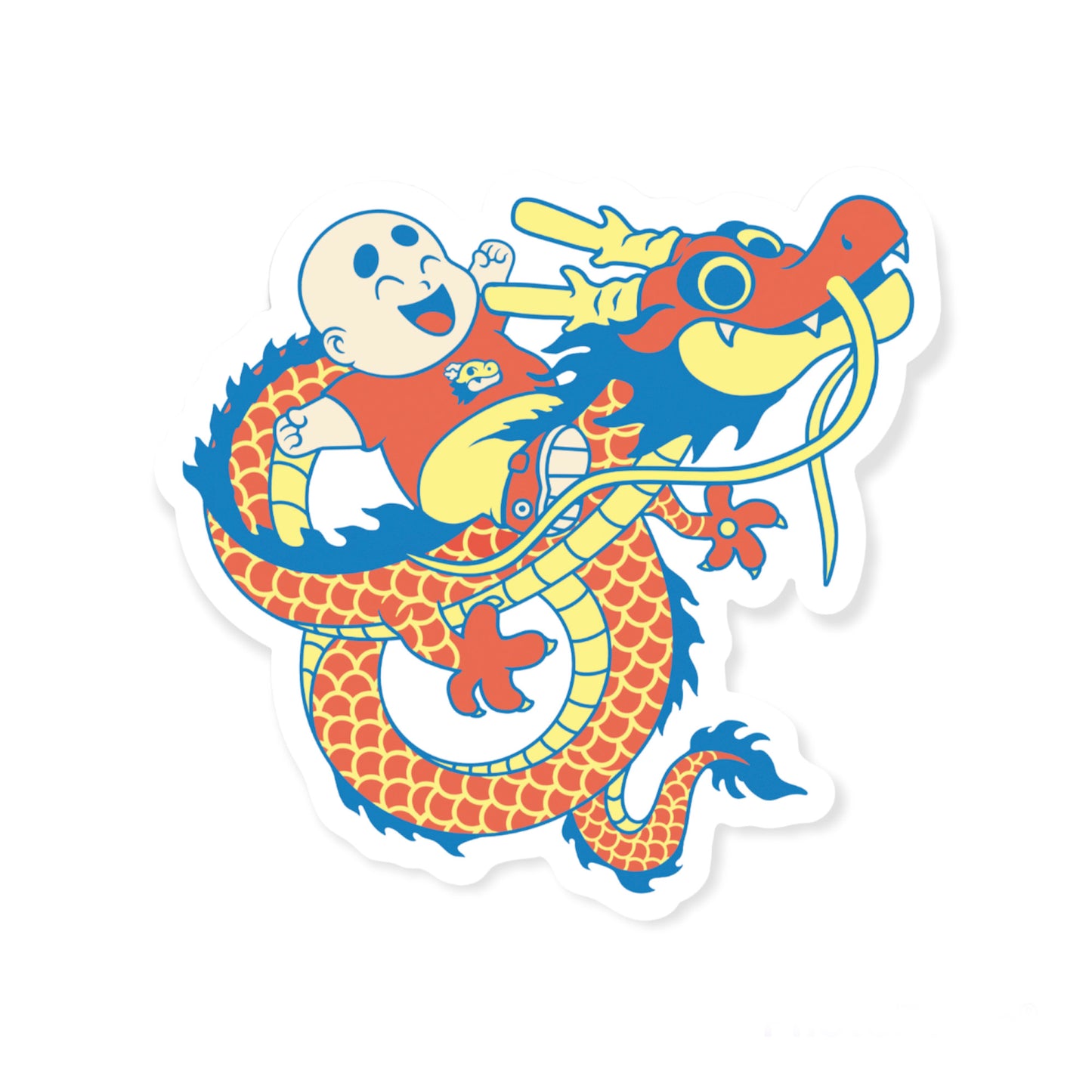 Chunky Castelar Dragon Sticker