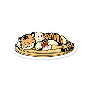 Sleeping Tiger Sticker