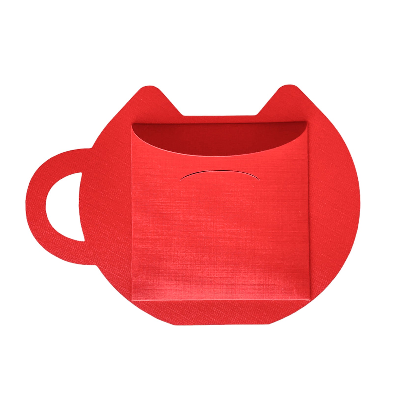 Cat Head Red Envelope – Chunky