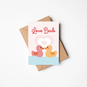 Love Birds Valentine's Day Card
