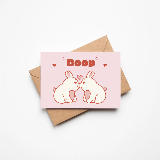 Boop Bunny Love Card