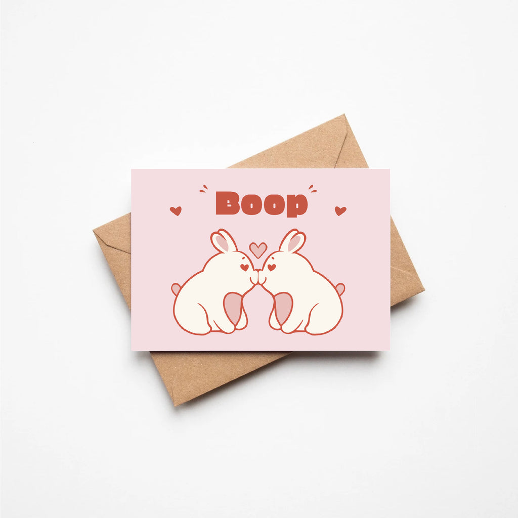 Boop Bunny Valentine's Day Card