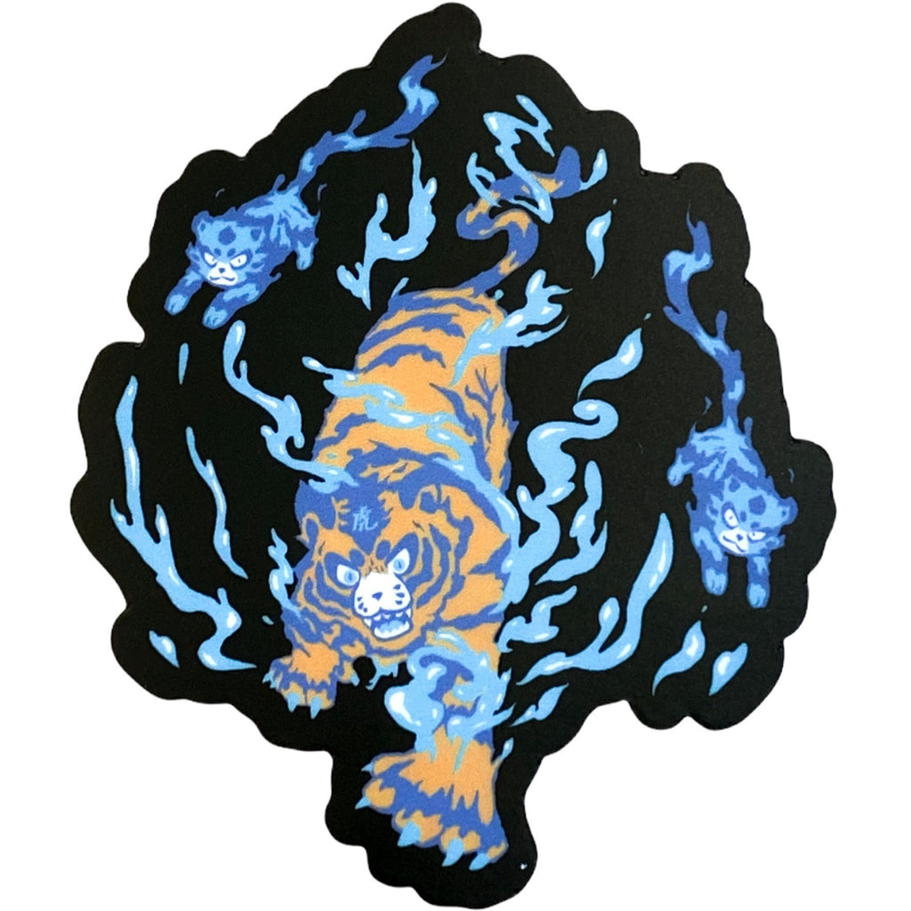 Water Tiger Sticker- Black