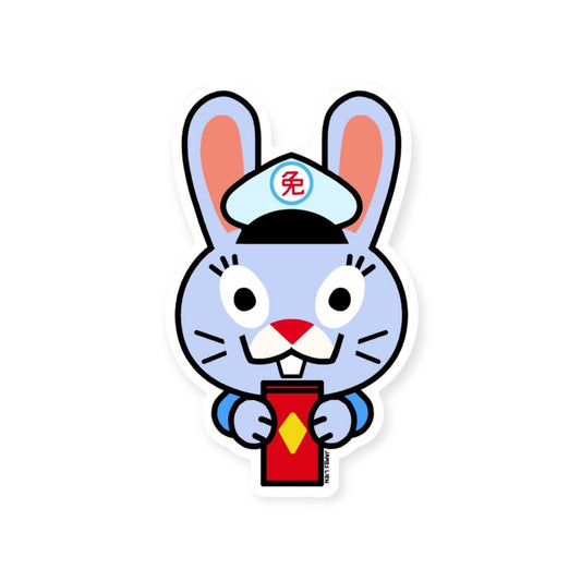 Rabbit Mail 1 Sticker