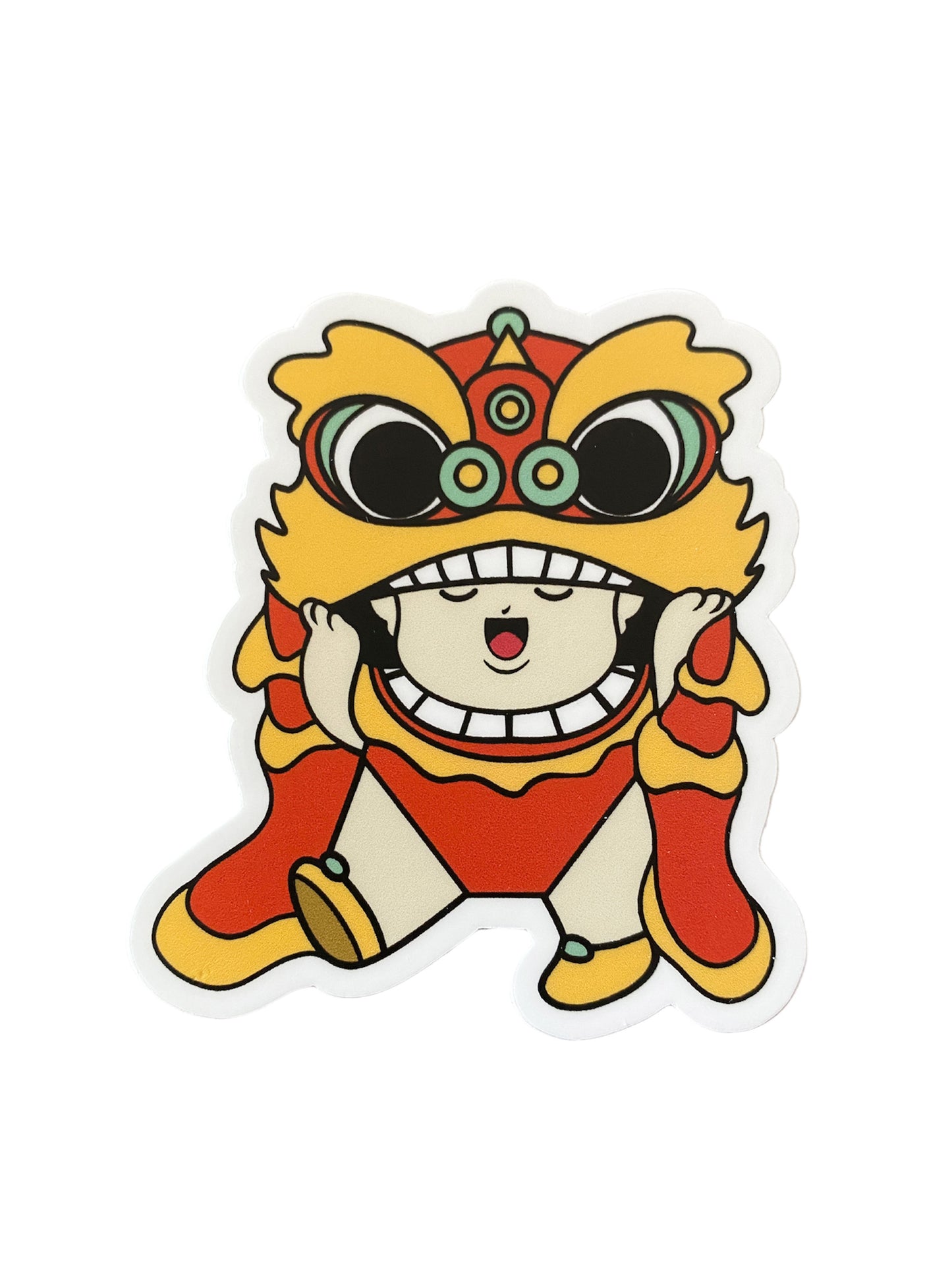 Chunky Baby Lion Dancer Sticker