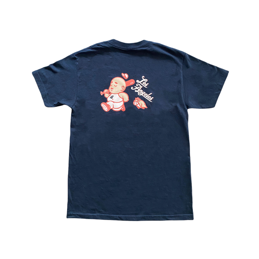 Chunky Baby ‘LA Baseball’ T-Shirt - Dark Navy Blue