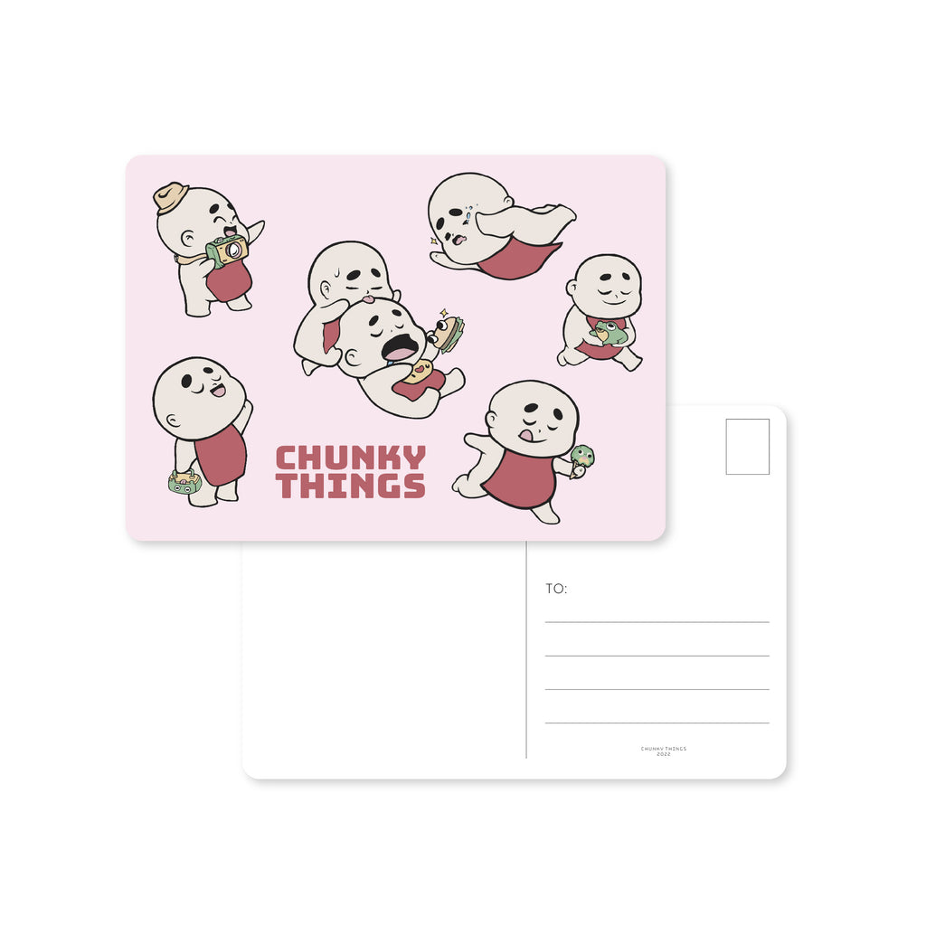 Chunky Babies Everywhere Postcard