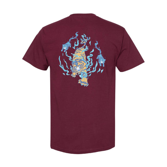Year of the Water Tiger T-Shirt - Burgundy