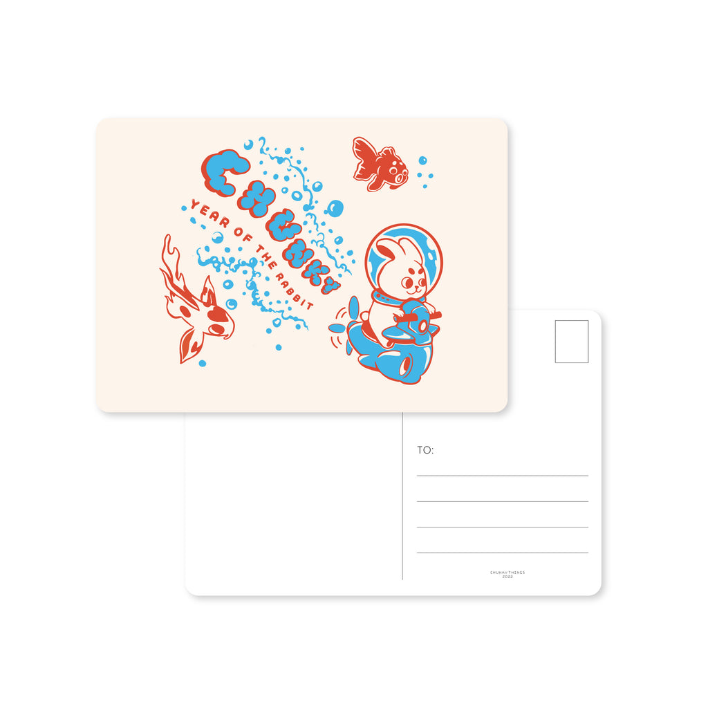 2023 Year of the Rabbit Postcard